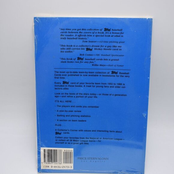 Price Stern Sloan Topps Baseball Card Team Book Dodgers 1952-1988 New/Seal - Picture 12 of 12
